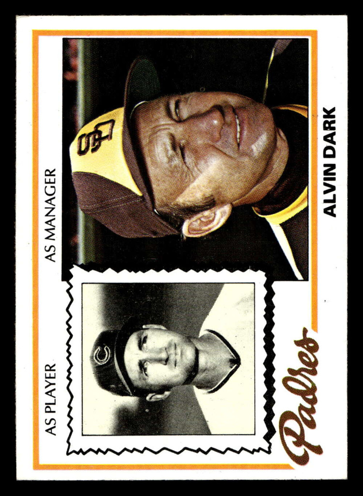 1978 Topps #467 Alvin Dark MG Near Mint  ID: 520542