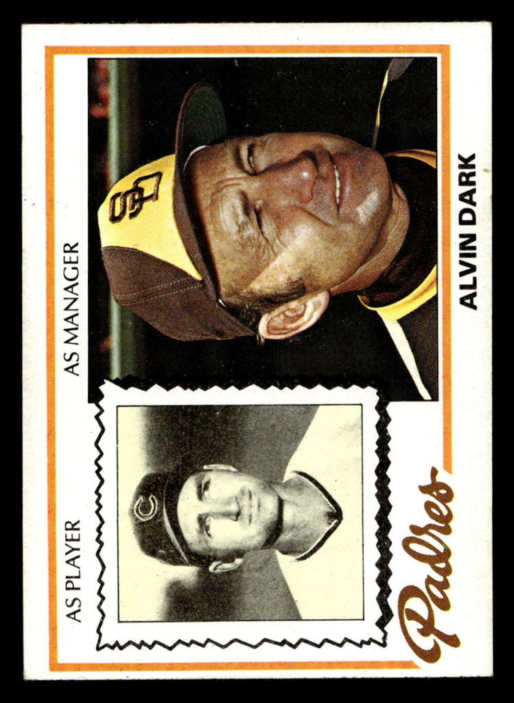 1978 Topps #467 Alvin Dark MG Near Mint  ID: 520543