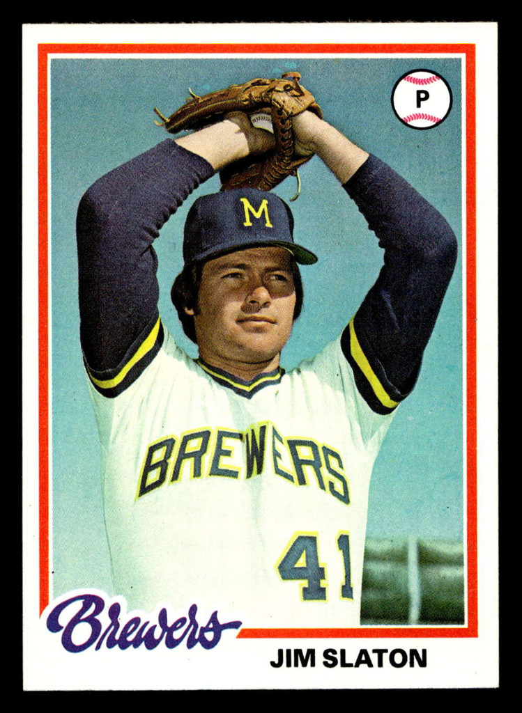 1978 Topps #474 Jim Slaton Near Mint+ 