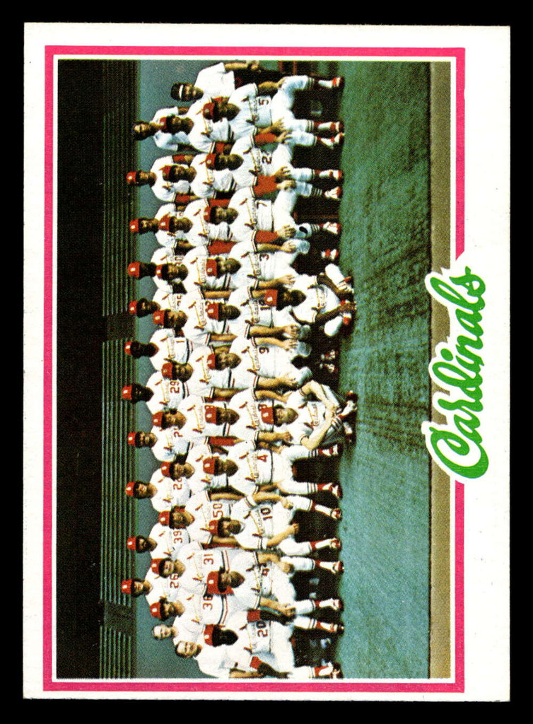 1978 Topps #479 Cardinals Team Near Mint  ID: 520587