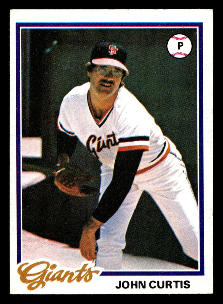 1978 Topps #486 John Curtis Ex-Mint  ID: 520617