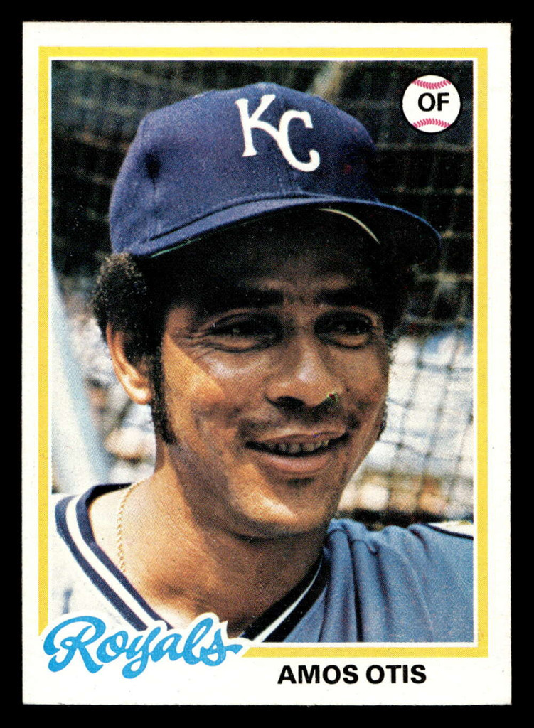 1978 Topps #490 Amos Otis Near Mint+  ID: 520634