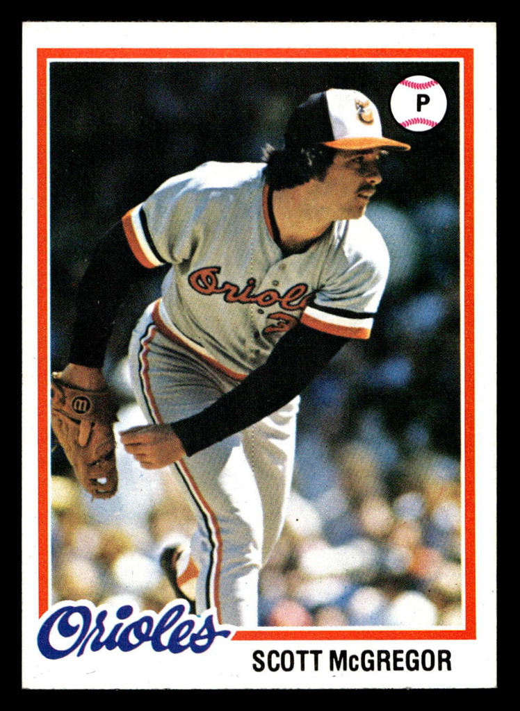 1978 Topps #491 Scott McGregor Near Mint  ID: 520637
