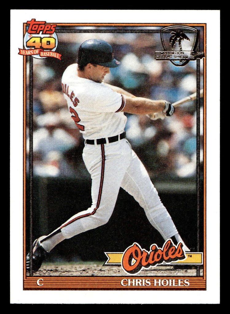 1991 Topps Desert Shield #42 Chris Hoiles NM-Mint  ID: 520700