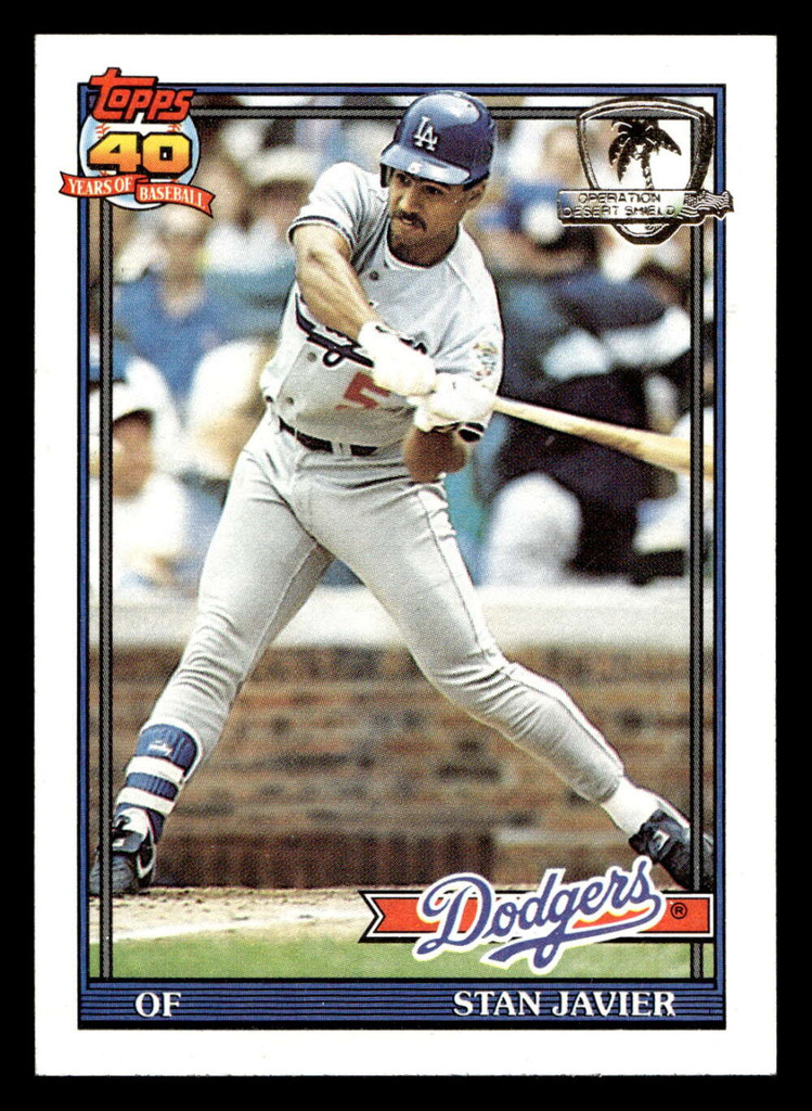 1991 Topps Desert Shield #61 Stan Javier NM-Mint 