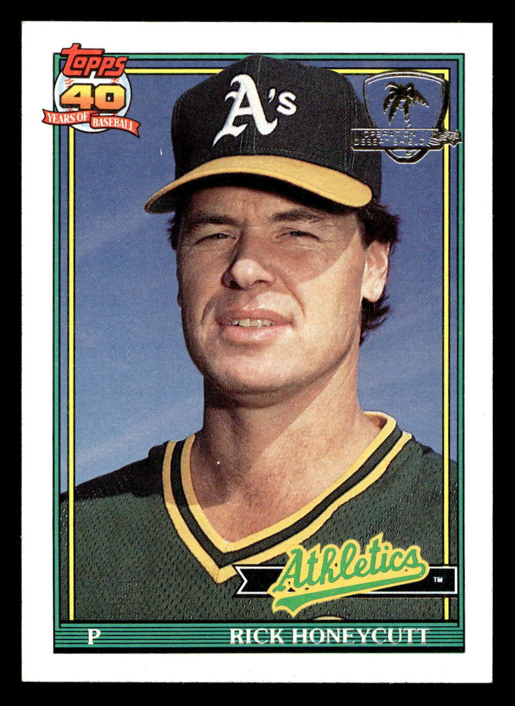 1991 Topps Desert Shield #67 Rick Honeycutt NM-Mint  ID: 520712