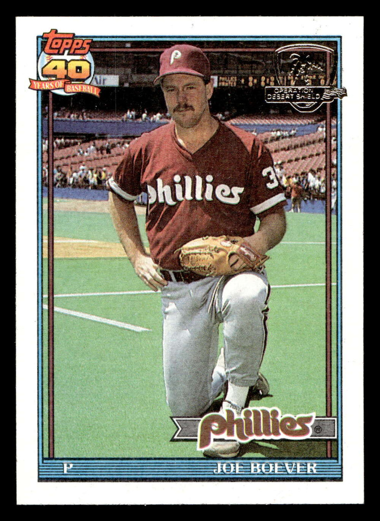 1991 Topps Desert Shield #159 Joe Boever NM-Mint 