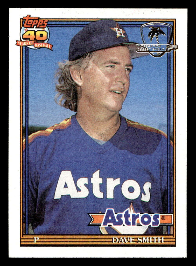 1991 Topps Desert Shield #215 Dave Smith Near Mint+  ID: 520774