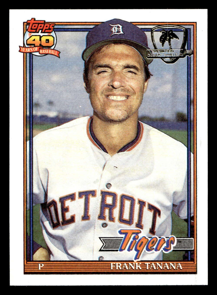 1991 Topps Desert Shield #236 Frank Tanana NM-Mint 