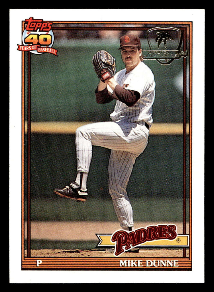 1991 Topps Desert Shield #238 Mike Dunne NM-Mint 