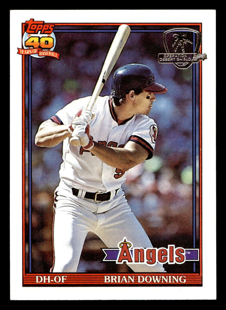 1991 Topps Desert Shield #255 Brian Downing NM-Mint 