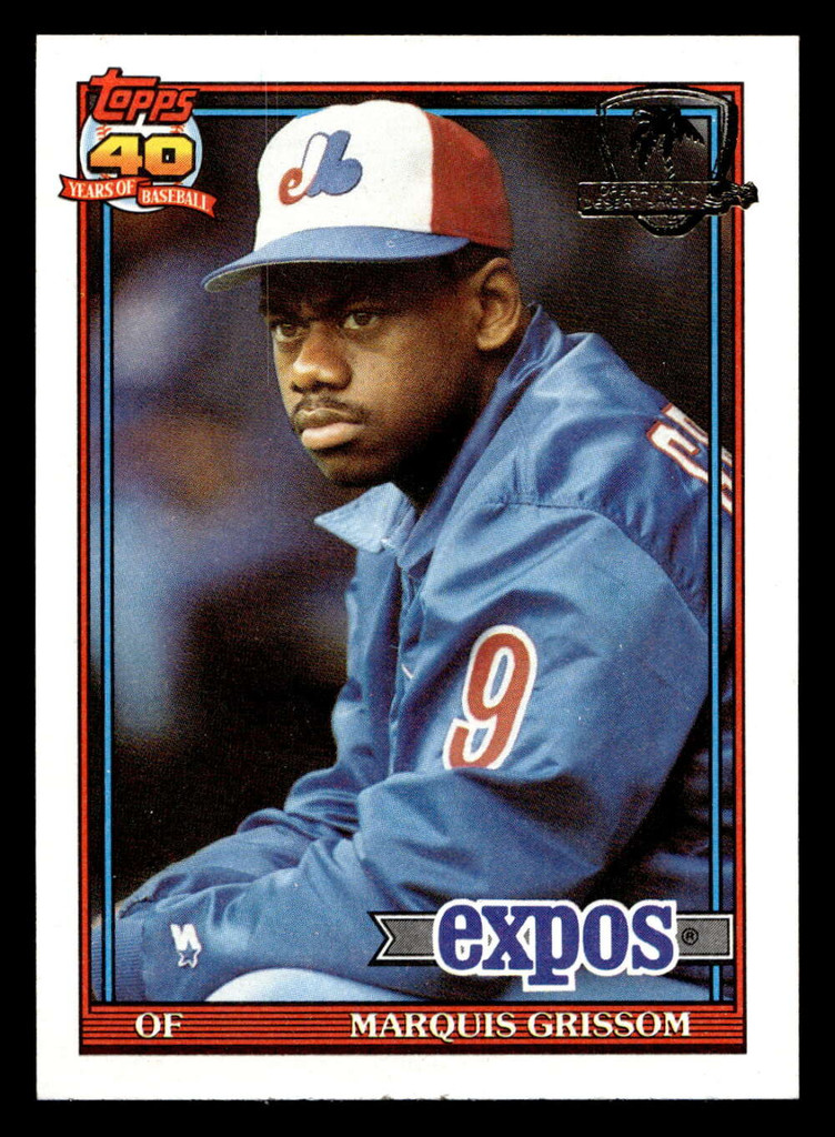 1991 Topps Desert Shield #283 Marquis Grissom Near Mint+ 