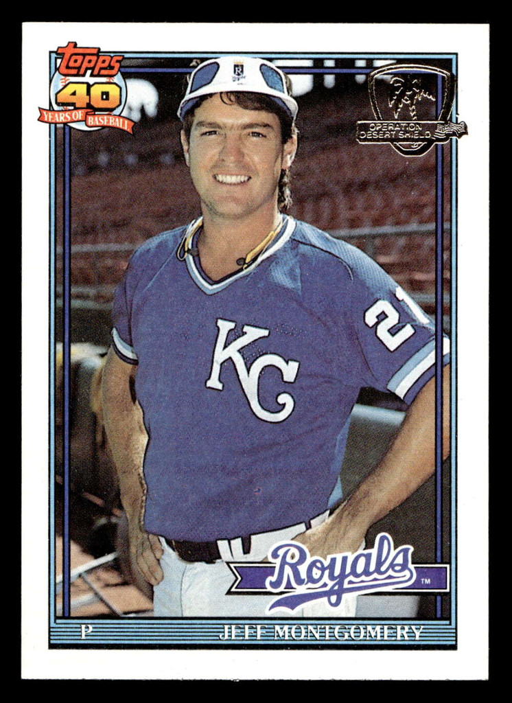 1991 Topps Desert Shield #371 Jeff Montgomery NM-Mint 