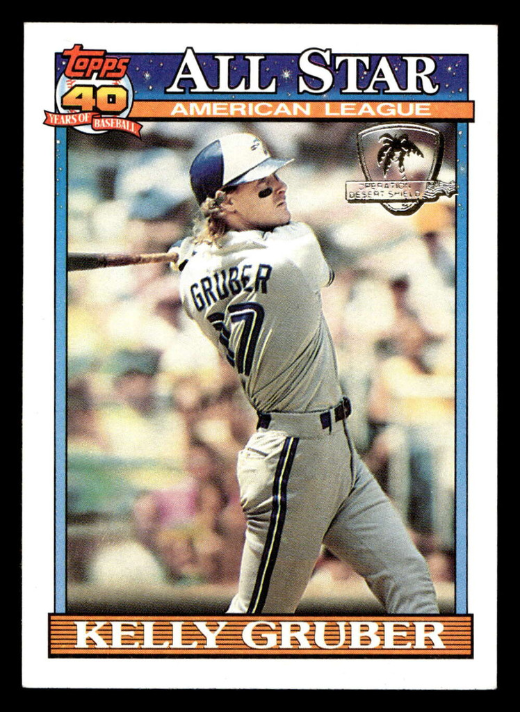 1991 Topps Desert Shield #388 Kelly Gruber AS Near Mint  ID: 520849