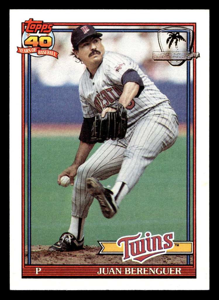 1991 Topps Desert Shield #449 Juan Berenguer NM-Mint 