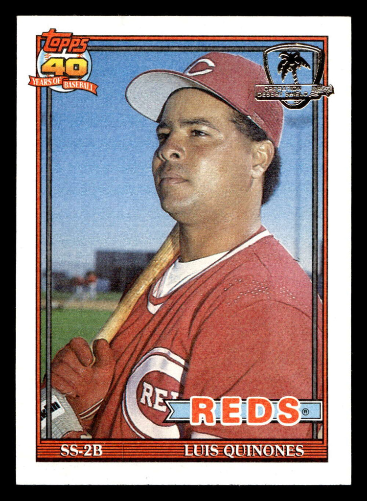 1991 Topps Desert Shield #581 Luis Quinones NM-Mint 