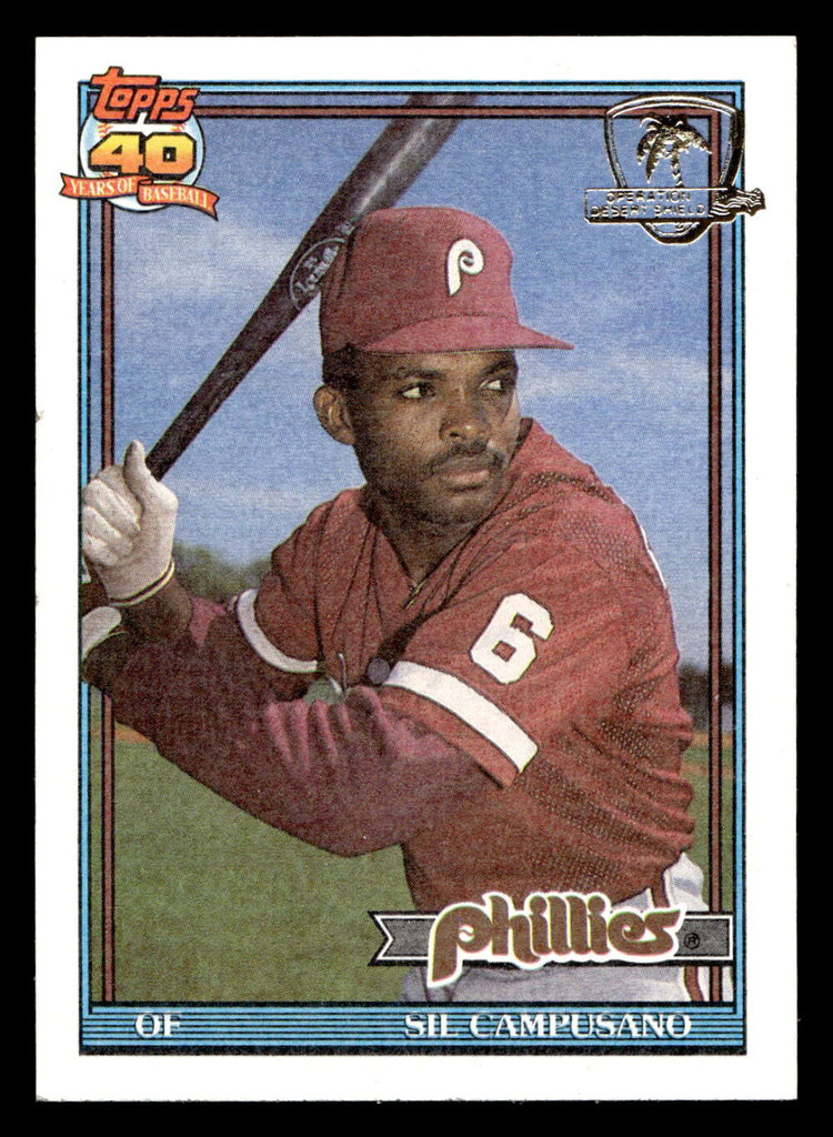 1991 Topps Desert Shield #618 Sil Campusano Ex-Mint 