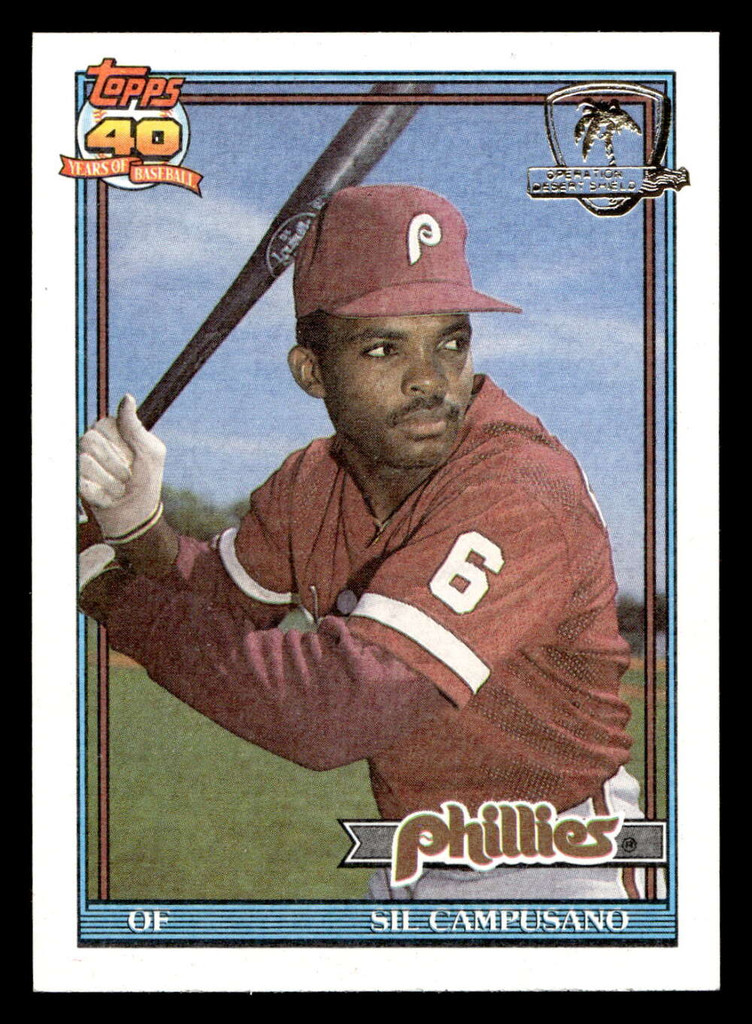 1991 Topps Desert Shield #618 Sil Campusano NM-Mint 