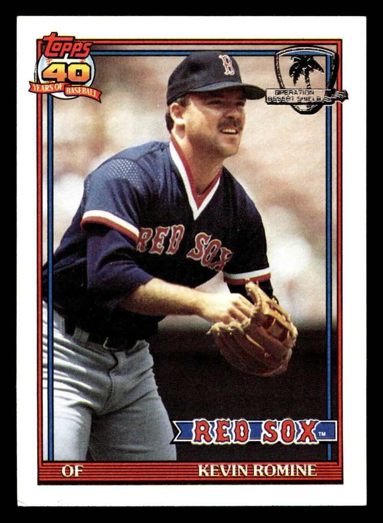 1991 Topps Desert Shield #652 Kevin Romine Ex-Mint 