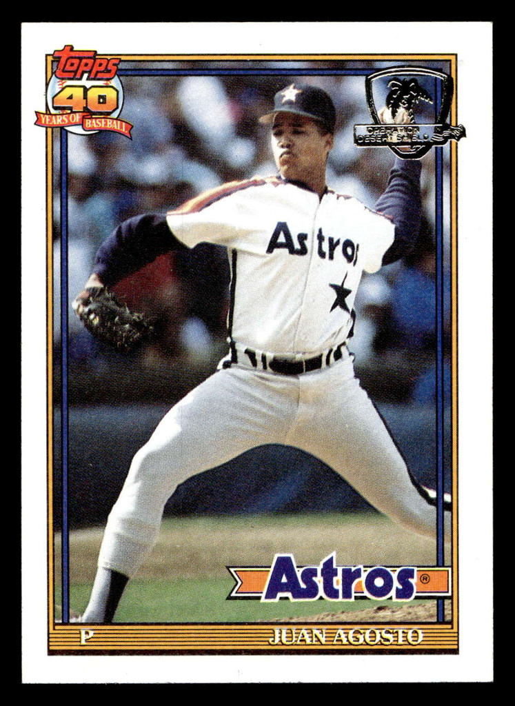 1991 Topps Desert Shield #703 Juan Agosto Near Mint+ 