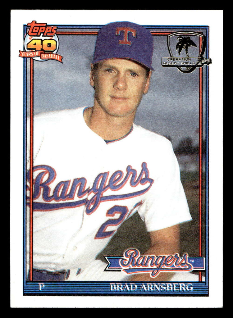 1991 Topps Desert Shield #706 Brad Arnsberg Near Mint+ 