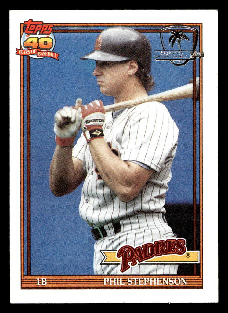 1991 Topps Desert Shield #726 Phil Stephenson Near Mint 