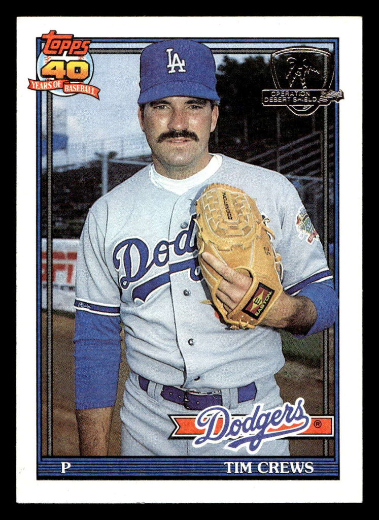 1991 Topps Desert Shield #737 Tim Crews Near Mint  ID: 521002