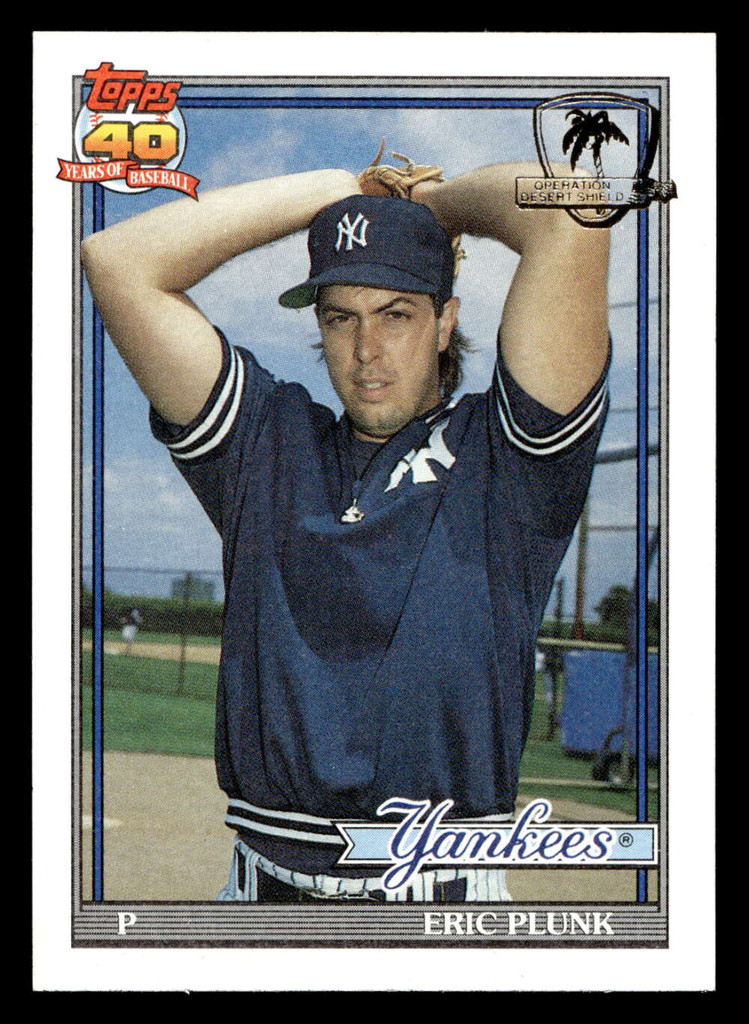 1991 Topps Desert Shield #786 Eric Plunk NM-Mint  ID: 521028