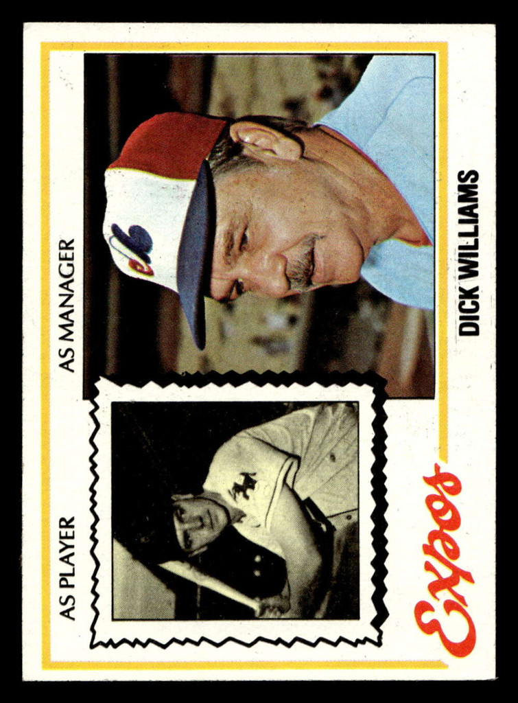 1978 Topps #522 Dick Williams MG Ex-Mint 