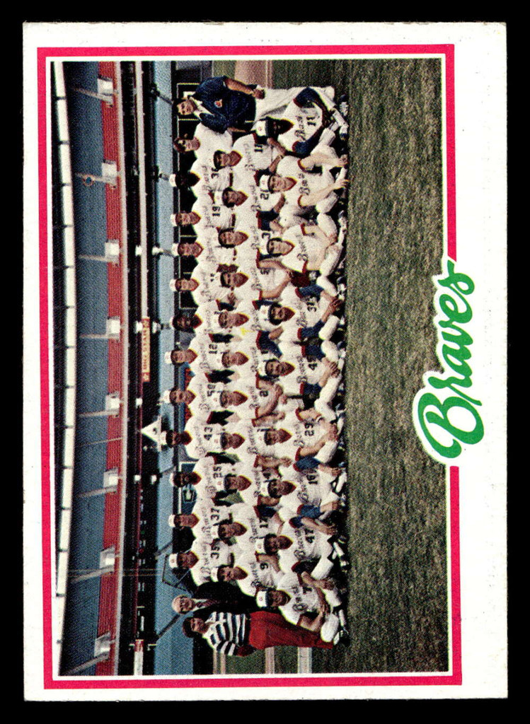 1978 Topps #551 Braves Team Near Mint  ID: 521229