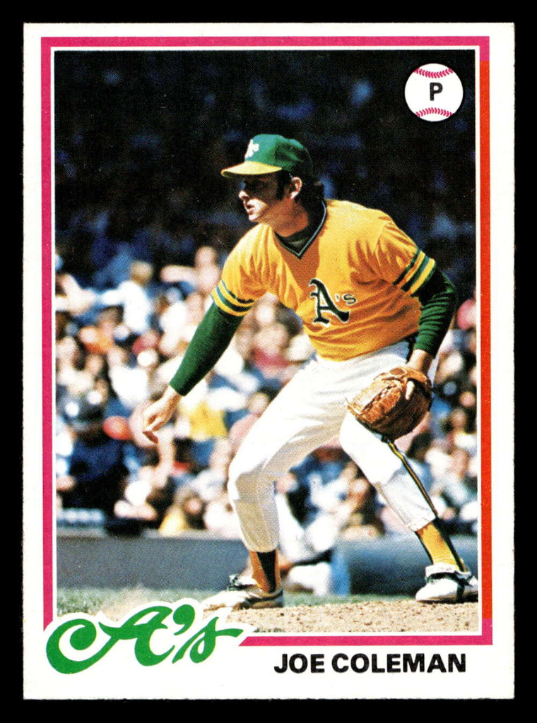 1978 Topps #554 Joe Coleman Near Mint  ID: 521242