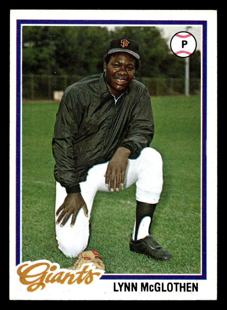 1978 Topps #581 Lynn McGlothen Near Mint  ID: 521351