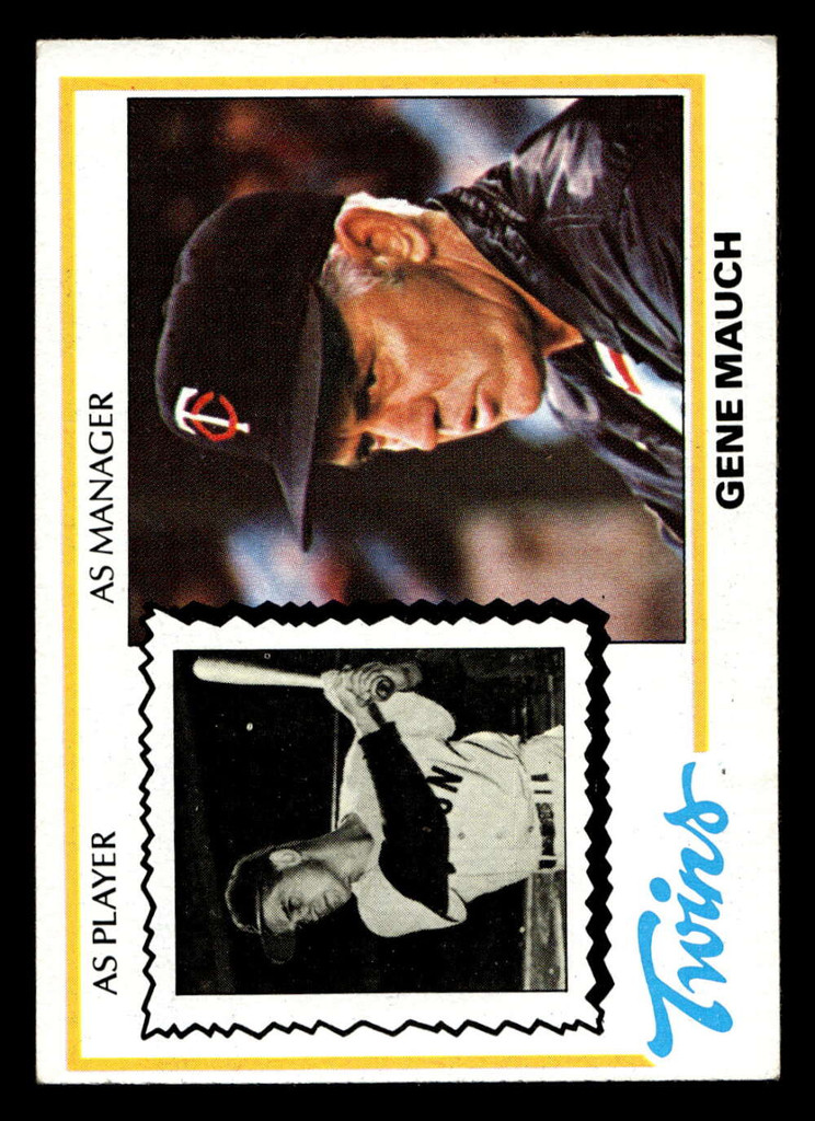 1978 Topps #601 Gene Mauch MG Ex-Mint 