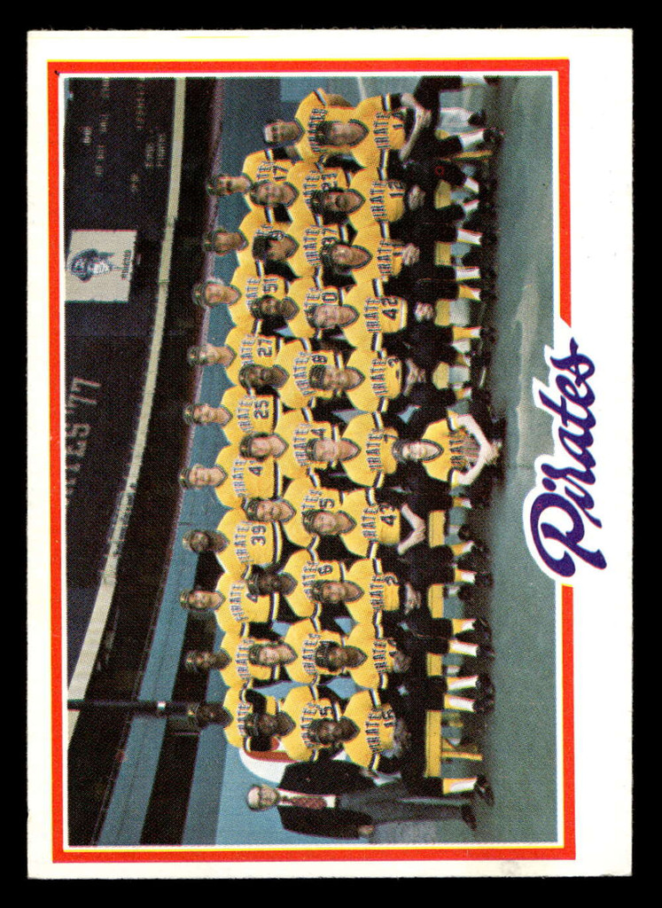 1978 Topps #606 Pirates Team Near Mint  ID: 521442