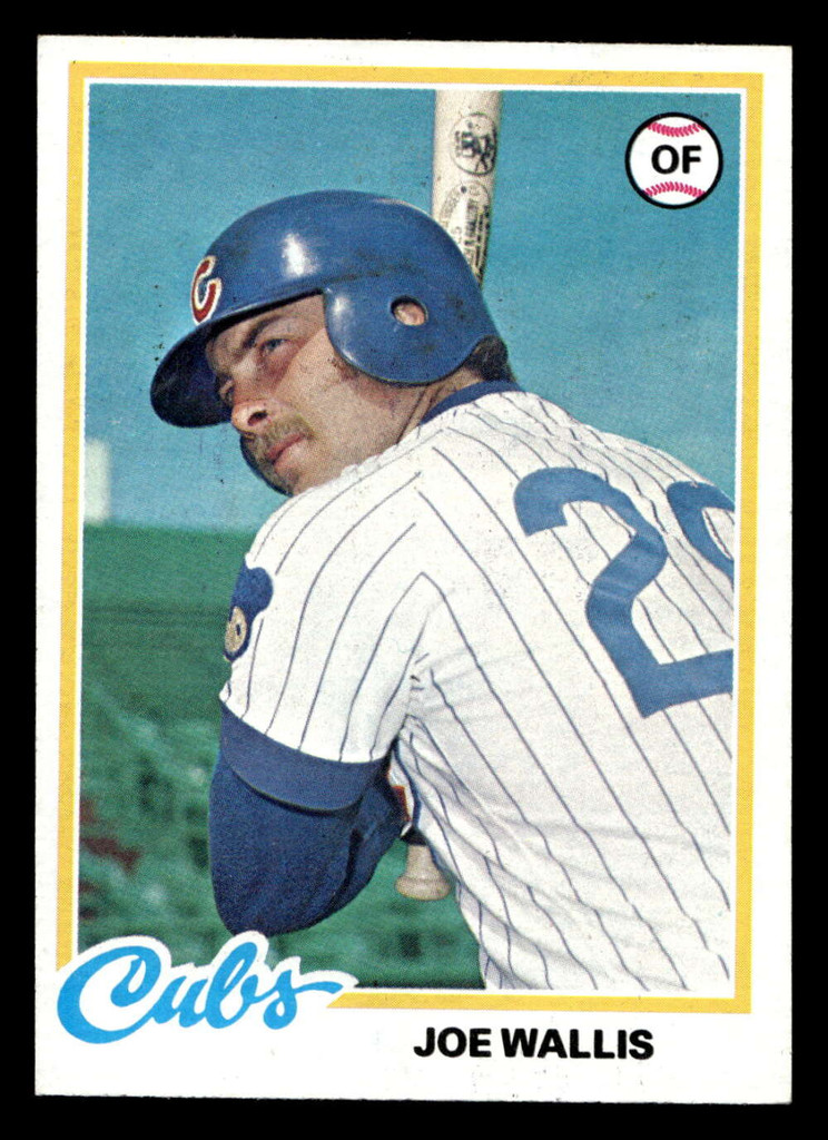 1978 Topps #614 Joe Wallis Near Mint 