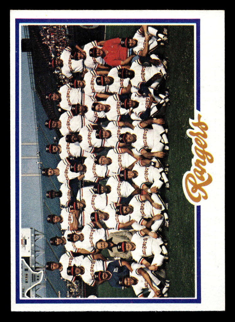 1978 Topps #659 Rangers Team Near Mint  ID: 521657