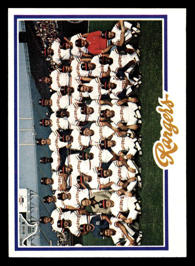 1978 Topps #659 Rangers Team Near Mint+  ID: 521658