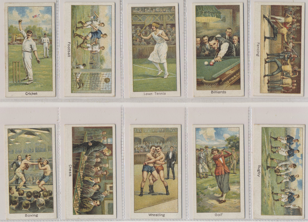 1925 Turf Cig. Sports Records Series 2 Lot of 10 of 50  #*sku37199