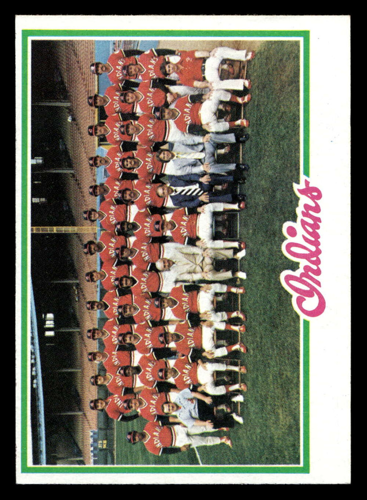 1978 Topps #689 Indians Team Near Mint  ID: 521773