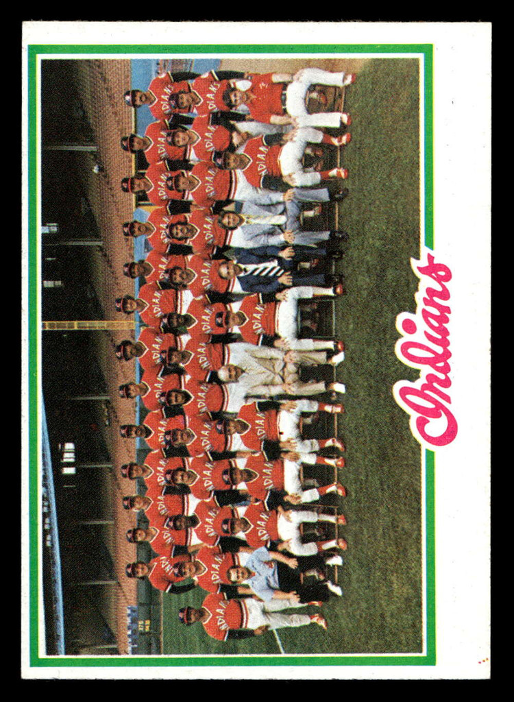 1978 Topps #689 Indians Team Near Mint  ID: 521776