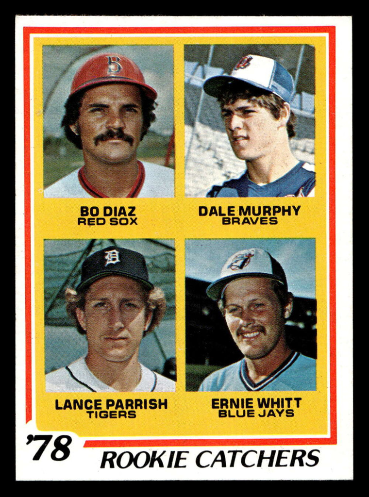 1978 Topps #708 Bo Diaz/Dale Murphy/Lance Parrish/Ernie Whitt Rookie Catchers Near Mint RC Rookie  ID: 521852
