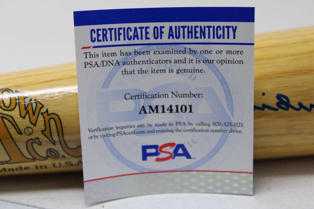Duke Snider Cooperstown Bat Signed Auto Signed PSA/DNA Dodgers Famous Player Series