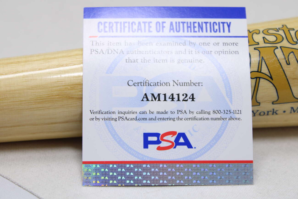 Pee Wee Reese Duke Snider Cooperstown Bat Signed Auto Signed PSA/DNA Dodgers Stadium Series