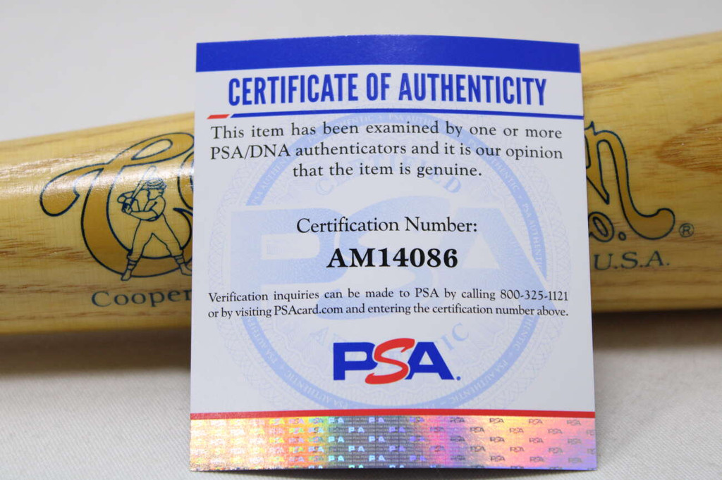 Stan Musial Cooperstown Bat Signed Auto Signed PSA/DNA Cardinals Famous Player Series