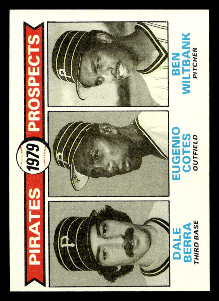 1979 Topps #723 Dale Berra/Eugenio Cotes/Ben Wiltbank Pirates Prospects Near Mint RC Rookie  ID: 522690