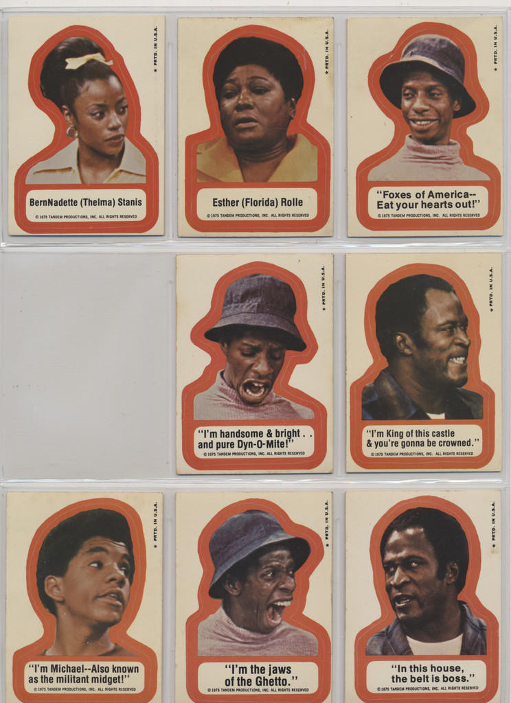 1975 Topps The Good Times Stickers Lot of 11/21 VERY TOUGH  #*sku37206