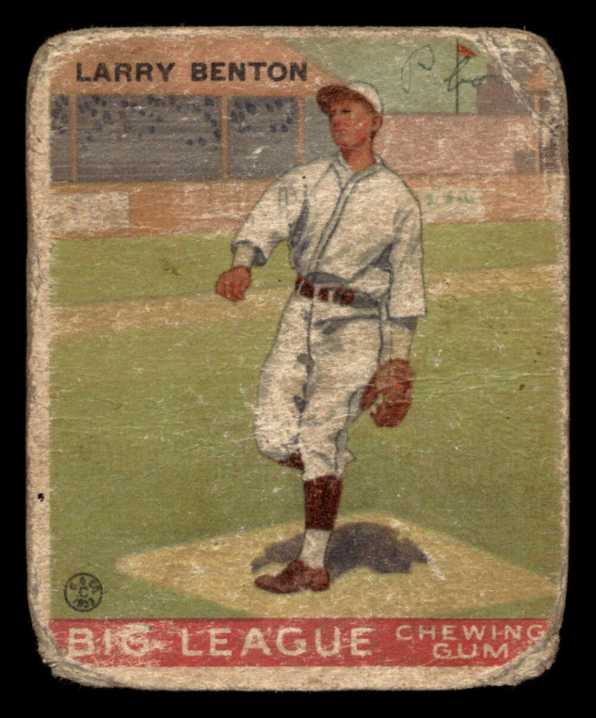 1933 Goudey #45 Larry Benton Poor 