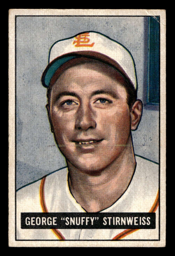 1951 Bowman #21 George Stirnweiss Very Good  ID: 522747