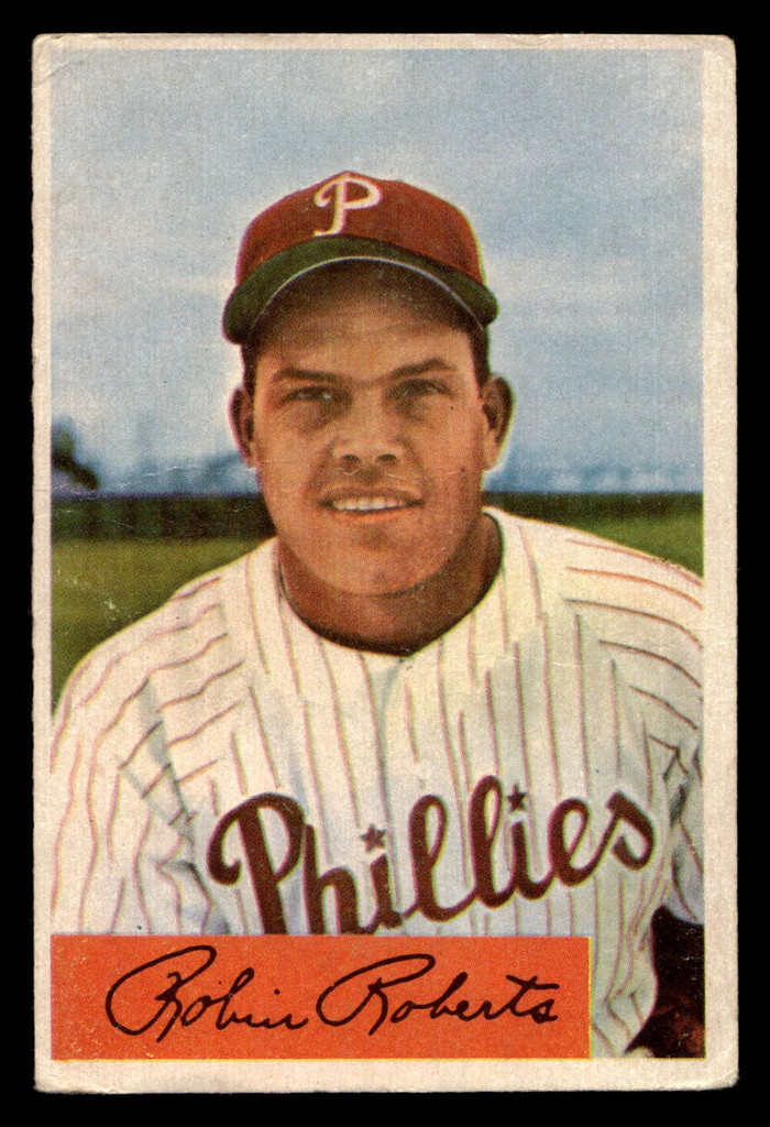1954 Bowman #95 Robin Roberts G-VG crease 