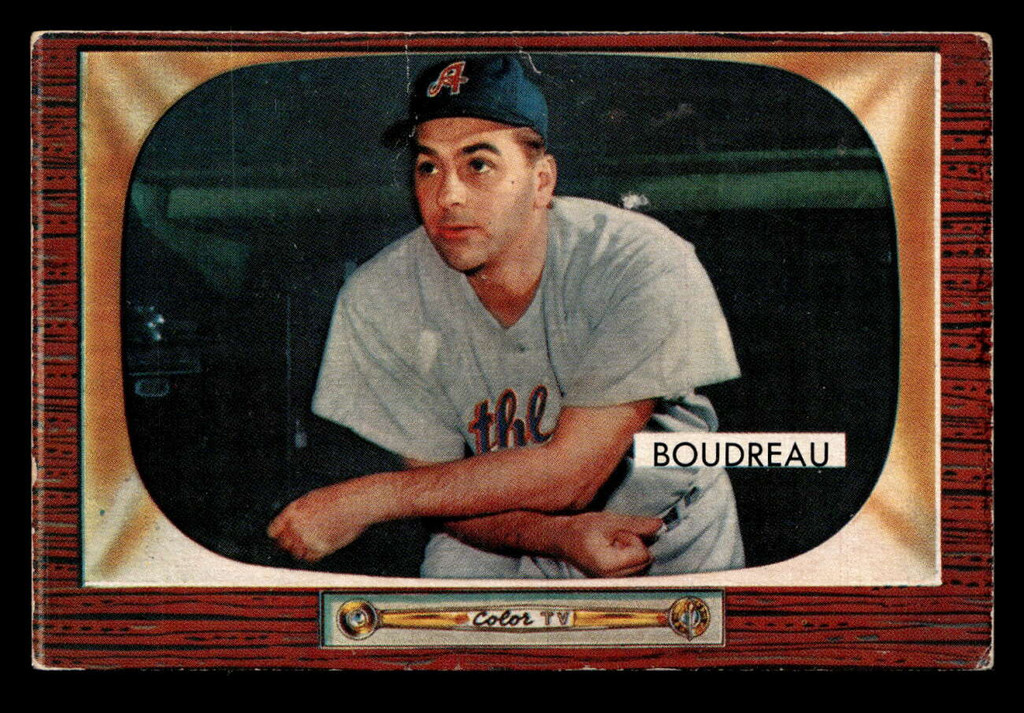 1955 Bowman #89 Lou Boudreau MG Very Good  ID: 522803